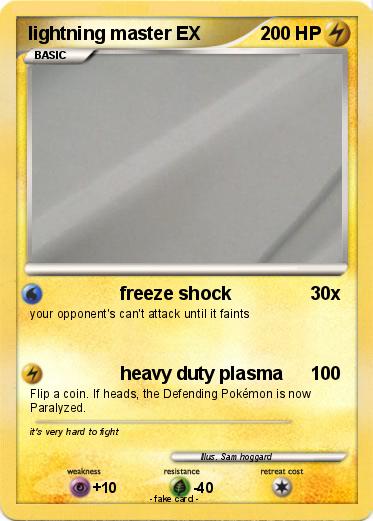 Pokemon lightning master EX