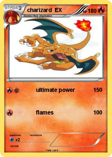 Pokemon charizard  EX