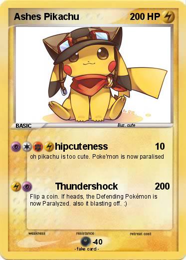 Pokemon Ashes Pikachu