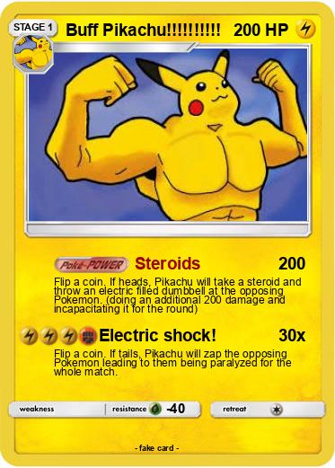 Pokemon Buff Pikachu!!!!!!!!!!