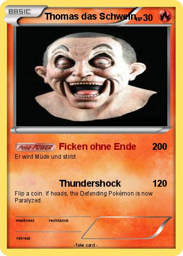 Pokemon Thomas das Schwein