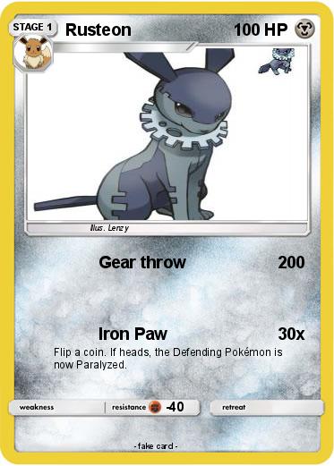 Pokemon Rusteon