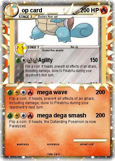 Pokemon op card