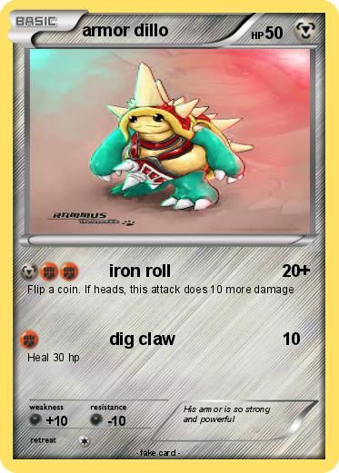 Pokemon armor dillo