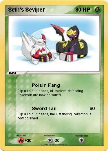 Pokemon Seth's Seviper