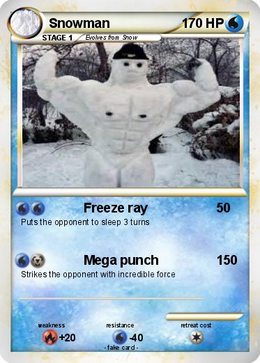Pokemon Snowman