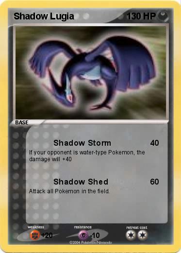 Pokemon Shadow Lugia
