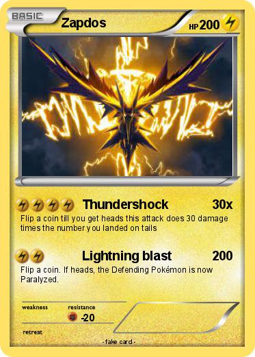 Pokemon Zapdos