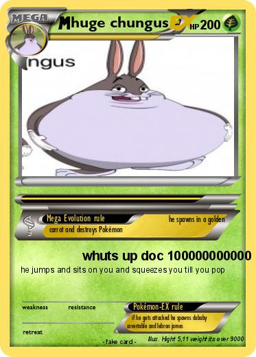 Pokemon huge chungus