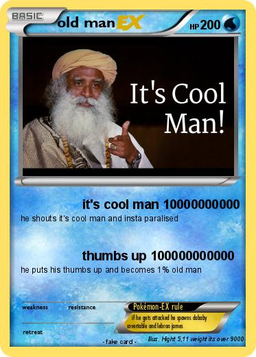 Pokemon old man