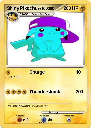 Pokemon Shiny Pikachu