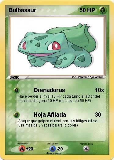 Pokemon Bulbasaur