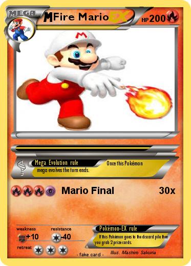 Pokemon Fire Mario