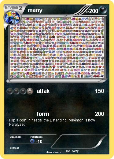 Pokemon many