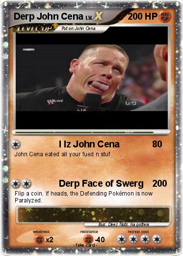 Pokemon Derp John Cena