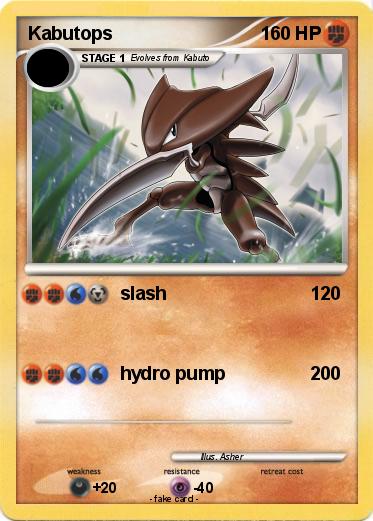 Pokemon Kabutops