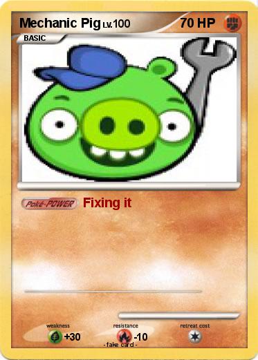 Pokemon Mechanic Pig