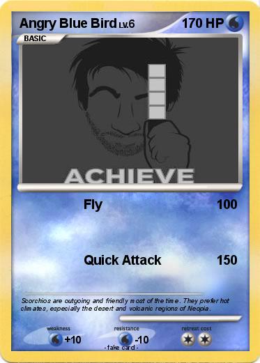 Pokemon Angry Blue Bird