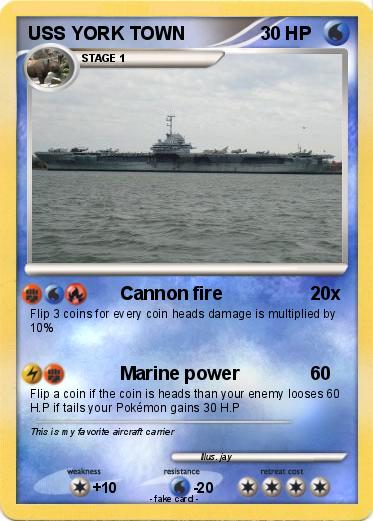 Pokemon USS YORK TOWN
