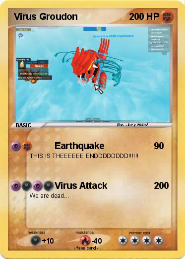Pokemon Virus Groudon