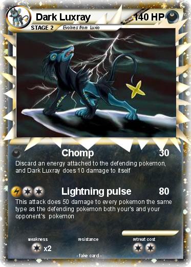 Pokemon Dark Luxray