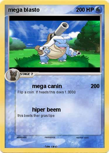 Pokemon mega blasto