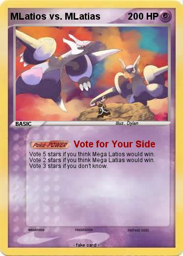 Pokemon MLatios vs. MLatias