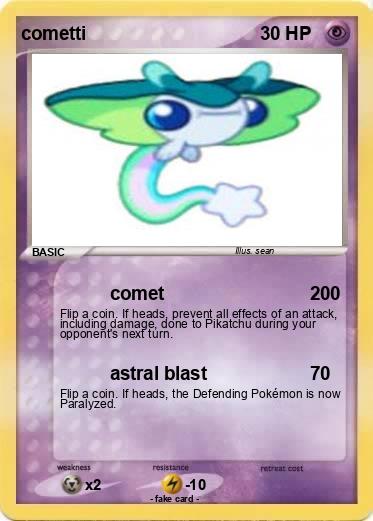 Pokemon cometti