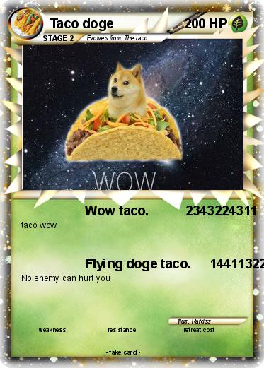 Pokemon Taco doge