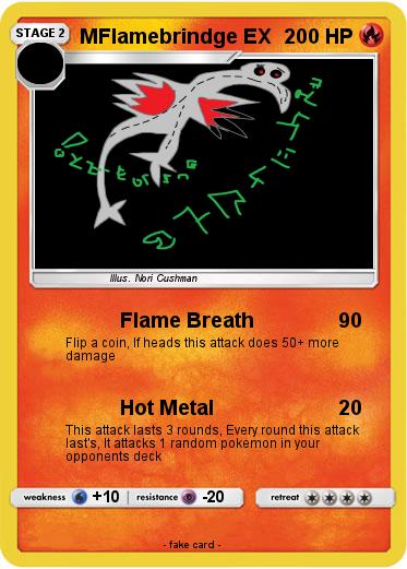 Pokemon MFlamebrindge EX