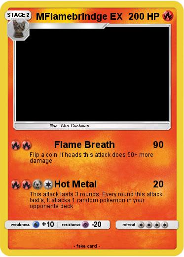 Pokemon MFlamebrindge EX