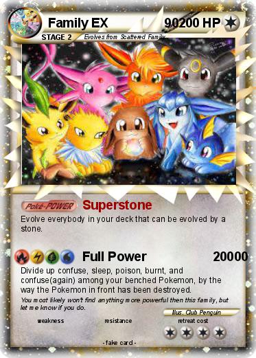 Pokemon Family EX                90