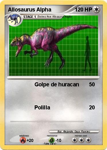 Pokemon Allosaurus Alpha