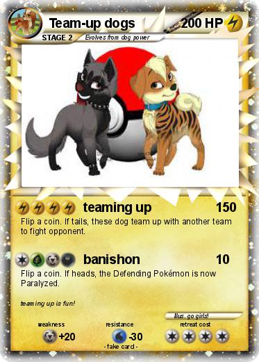 Pokemon Team-up dogs