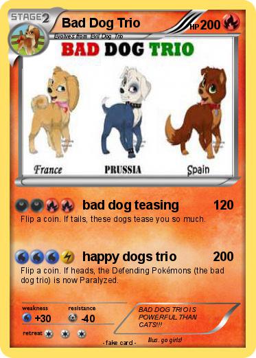 Pokemon Bad Dog Trio