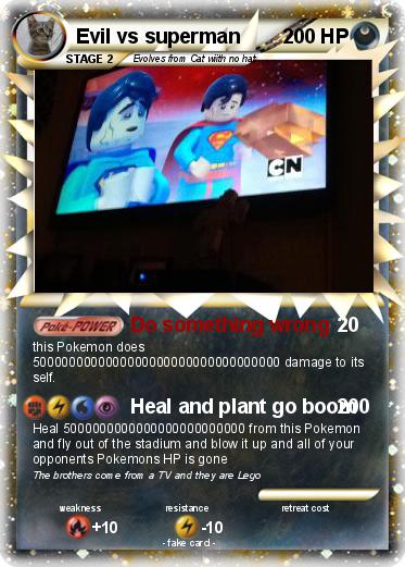 Pokemon Evil vs superman