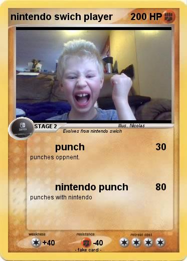 Pokemon nintendo swich player