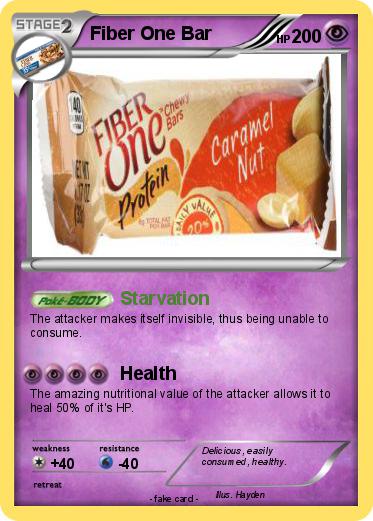 Pokemon Fiber One Bar