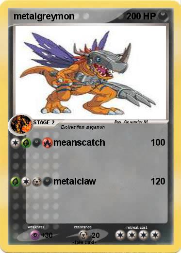 Pokemon metalgreymon