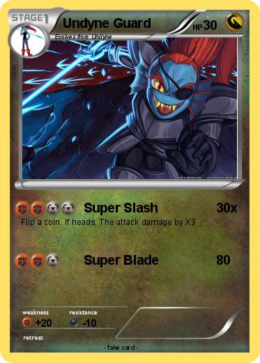 Pokemon Undyne Guard