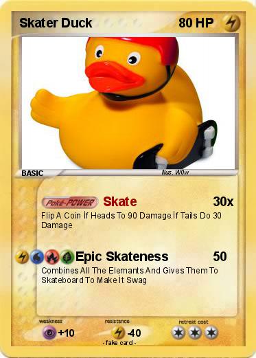 Pokemon Skater Duck