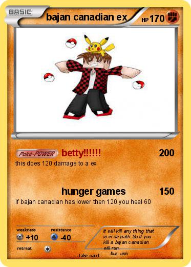 Pokemon bajan canadian ex