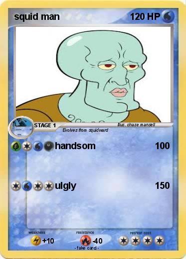 Pokemon squid man