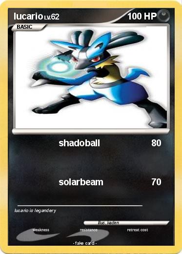 Pokemon lucario