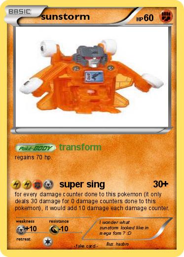 Pokemon sunstorm