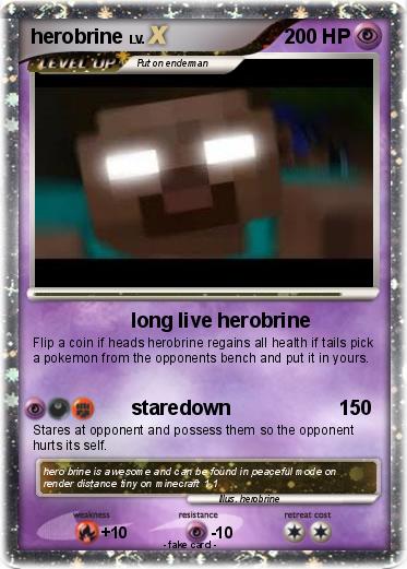 Pokemon herobrine Pokemon herobrine