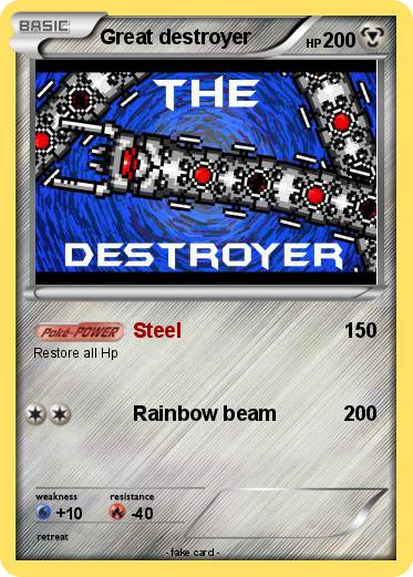 Pokemon Great destroyer