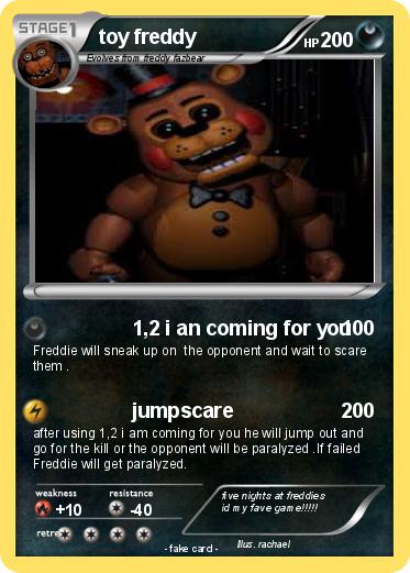 Pokemon toy freddy