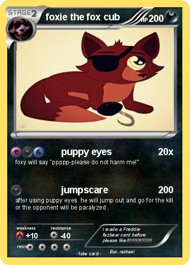 Pokemon foxie the fox cub