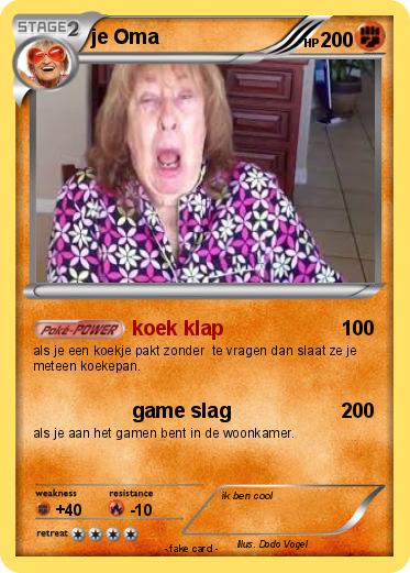 Pokemon je Oma